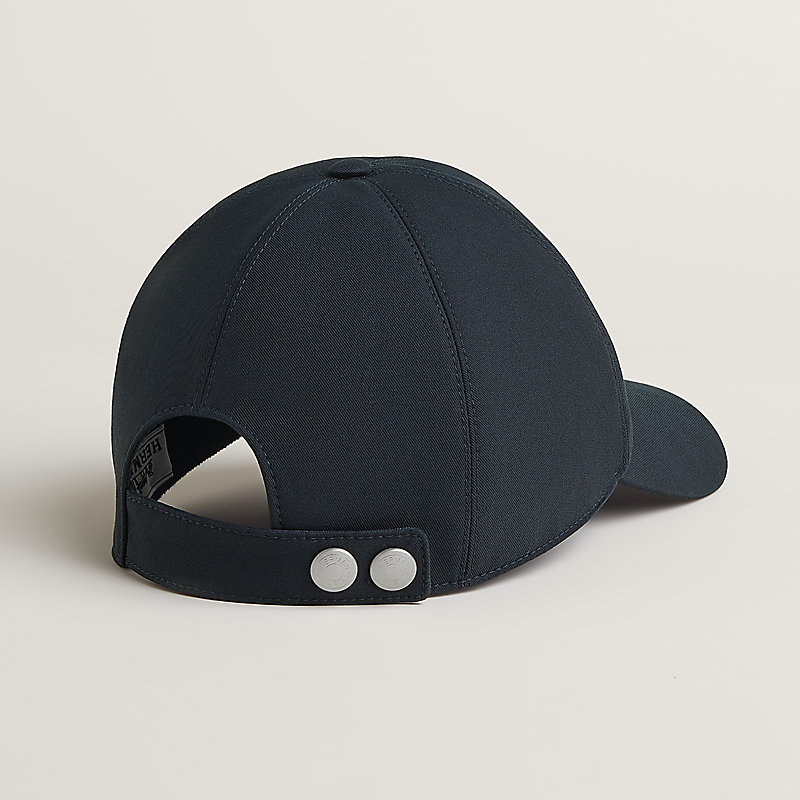 Riley H Droit cap - Blue | Hermès Mainland China